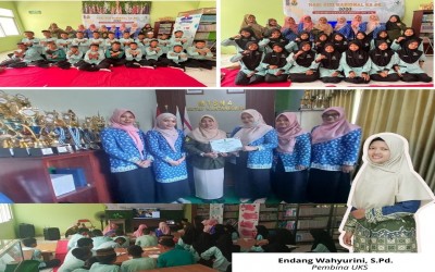 Hari Gizi Nasional ke-66, Kader UKS MTsN 4 Kukar Ikuti Edukasi Gizi Seimbang
