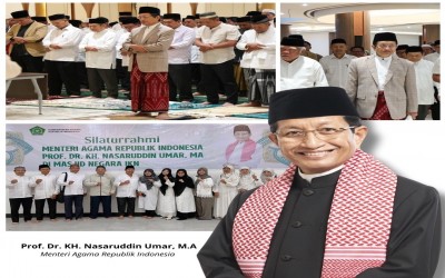 Subuh Berjamaah Bersama Menag, Kepala MTsN 4 Kukar Hadir di IKN